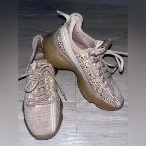Steve Madden Maxima Blush Multi Rhinestone Chunky Sneakers 12